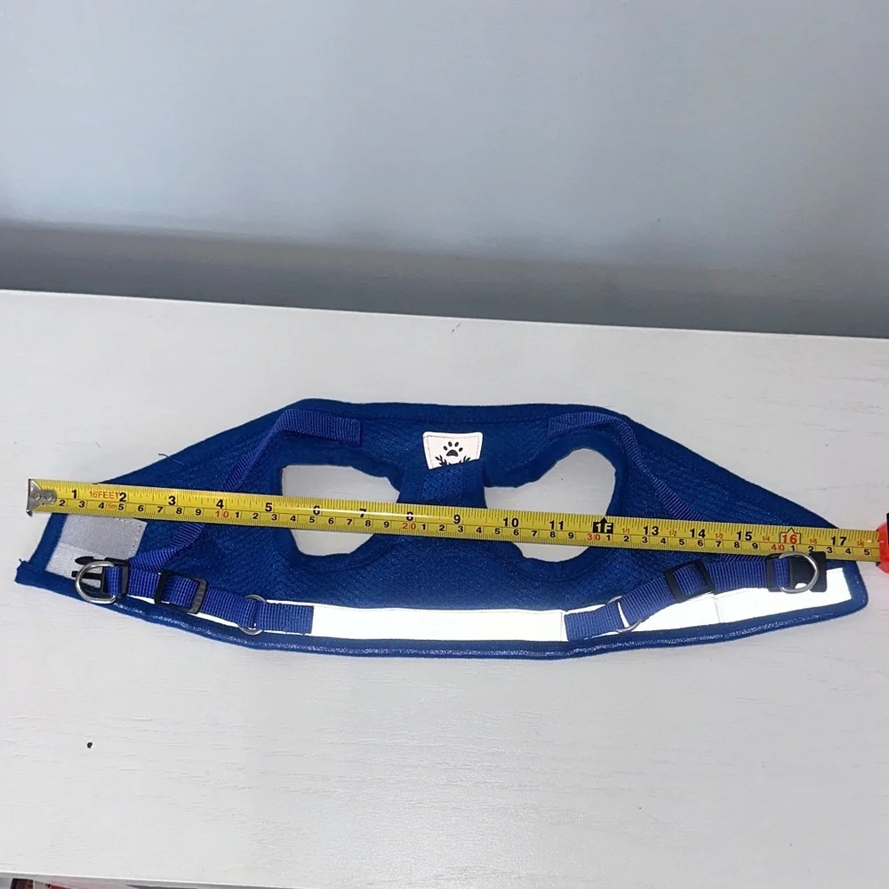 Blue Pet Harness with Leash